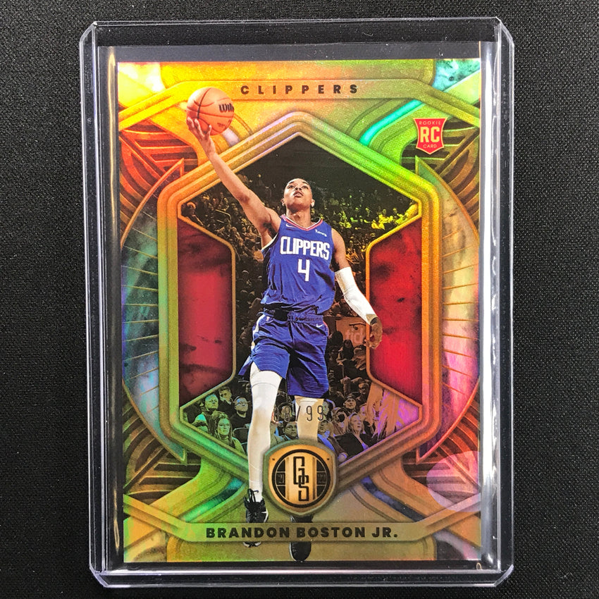 2021-22 Chronicles Brandon Boston Jr. Gold Standard Rookie Base 88/99