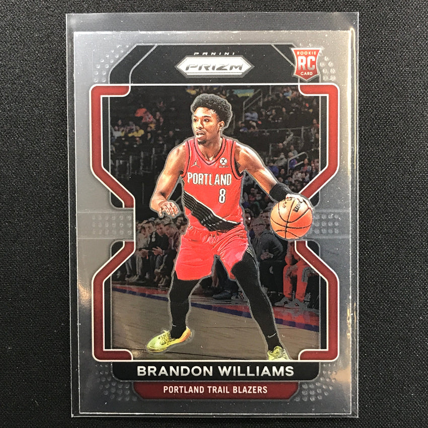 2021-22 Chronicles Brandon Williams Prizm Update Rookie Base No 604
