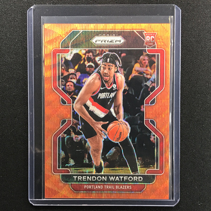 2021-22 Chronicles Trendon Watford Prizm Update Rookie 75th Anniversary 18/75