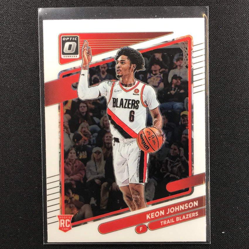 2021-22 Chronicles KEON JOHNSON Donruss Optic Traded Rookie Base #613