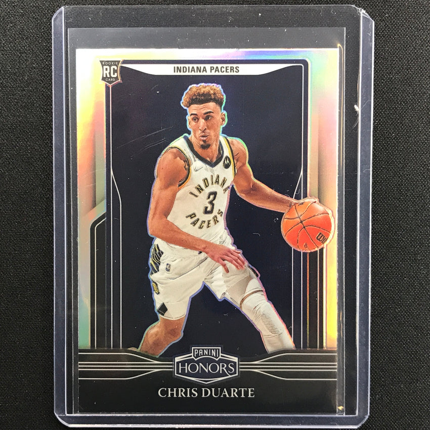 2021-22 Chronicles Chris Duarte Honors Rookie Silver Prizm No 691