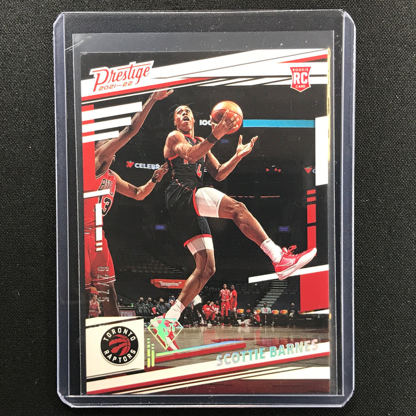 2021-22 Chronicles Scottie Barnes Prestige Rookie 75th Anniversary 62/75