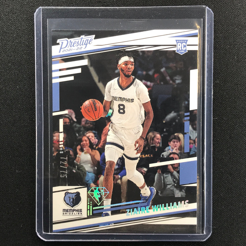 2021-22 Chronicles Ziaire Williams Prestige Rookie 75th Anniversary 72/75
