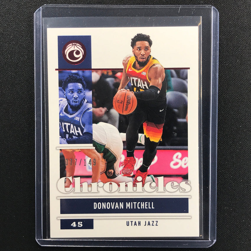 2021-22 Chronicles Donovan Mitchell Chronicles Base Set Red 77/149