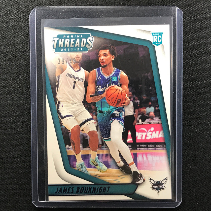 2021-22 Chronicles James Bouknight Threads Rookie Purple 39/49