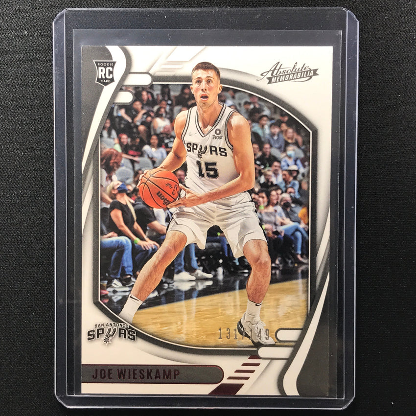 2021-22 Chronicles Joe Wieskamp Absolute Rookie Red 131/149
