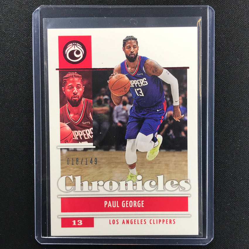 2021-22 Chronicles Paul George Chronicles Base Set Red 18/149