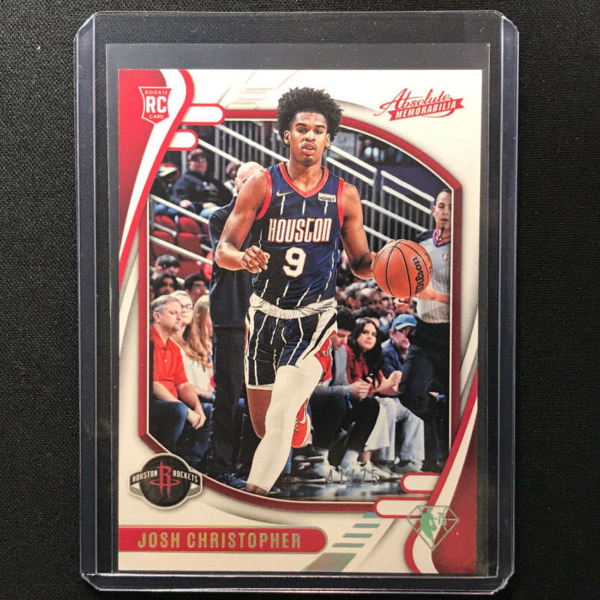2021-22 Chronicles Josh Christopher Absolute Rookie 75th Anniversary 41/75