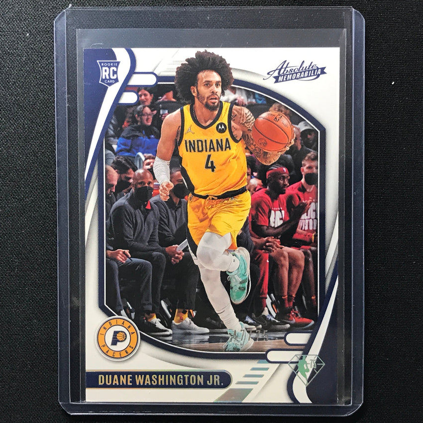 2021-22 Chronicles Duane Washington Jr. Absolute Rookie 75th Anniversary 47/75
