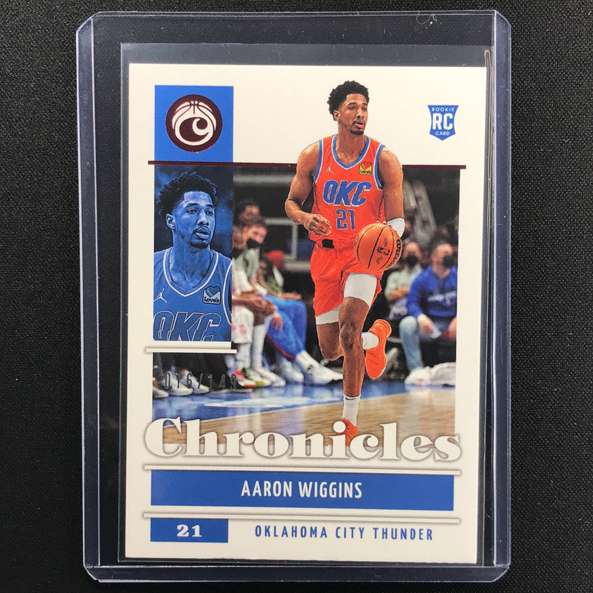 2021-22 Chronicles Aaron Wiggins Chronicles Base Set Rookie Red 76/149