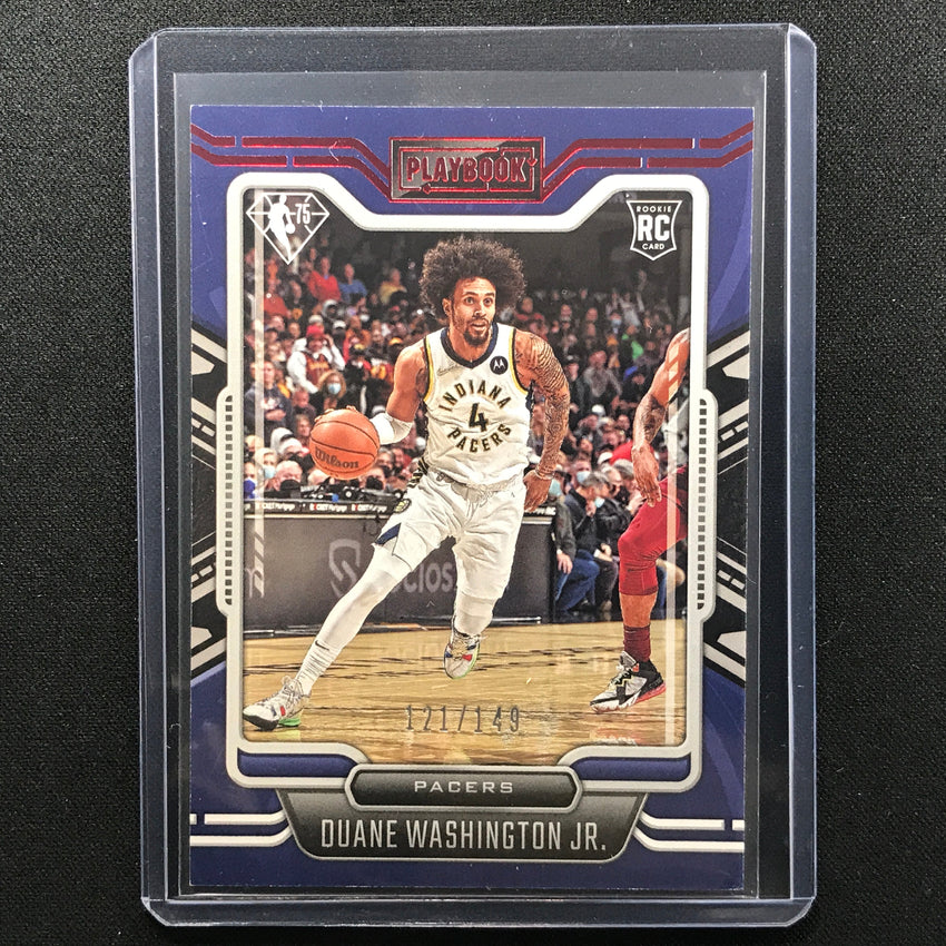 2021-22 Chronicles Duane Washington Jr. Playbook Rookie Red 121/149