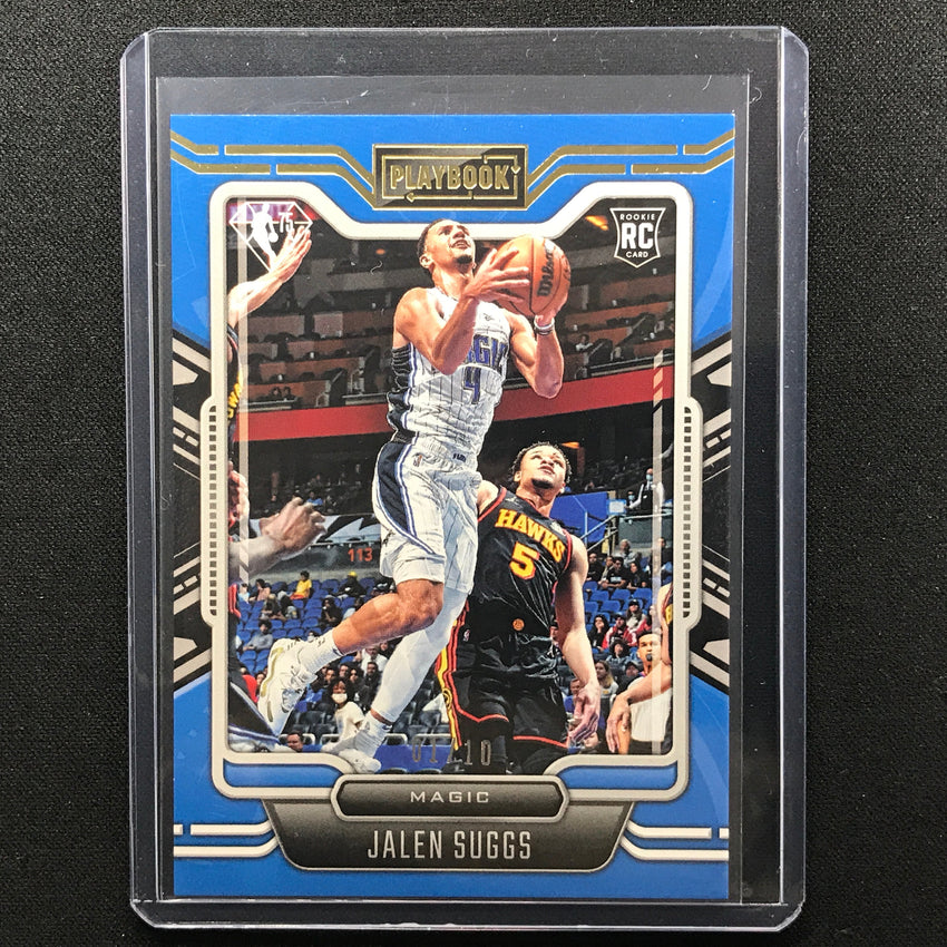2021-22 Chronicles Jalen Suggs Playbook Rookie Gold 1/10