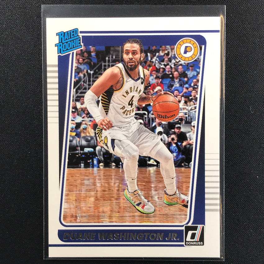 2021-22 Chronicles DUANE WASHINGTON JR. Donruss Rated Rookie Base #297