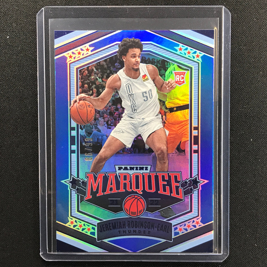 2021-22 Chronicles Jeremiah Robinson-earl Marquee Rookie Blue 86/99