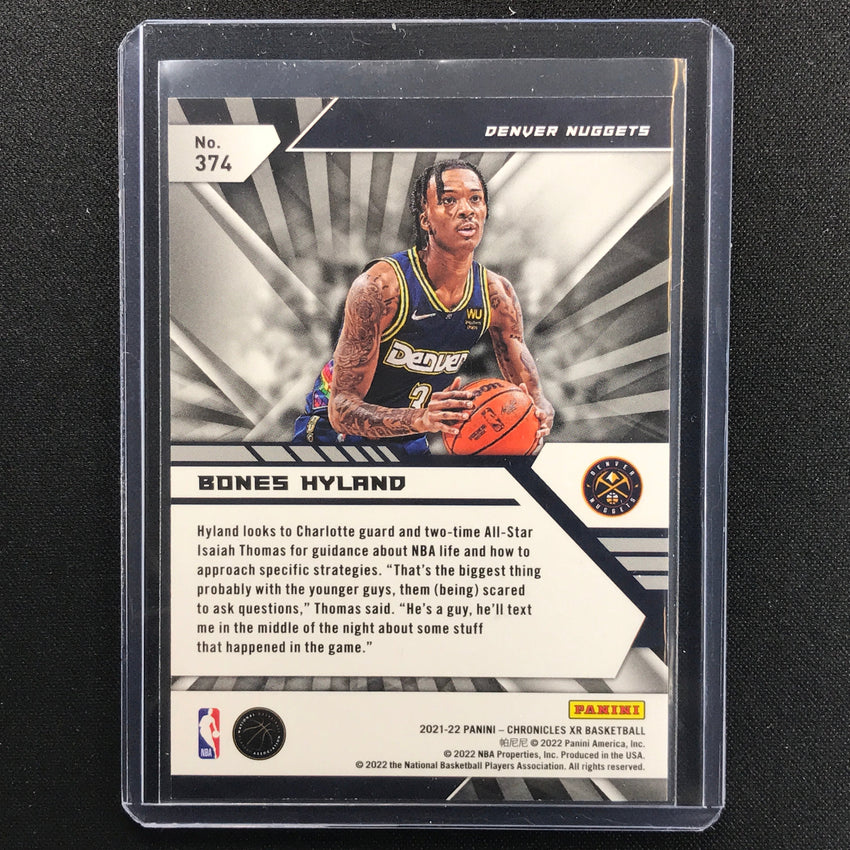 2021-22 Chronicles Bones Hyland Xr Rookie Gold 1/10