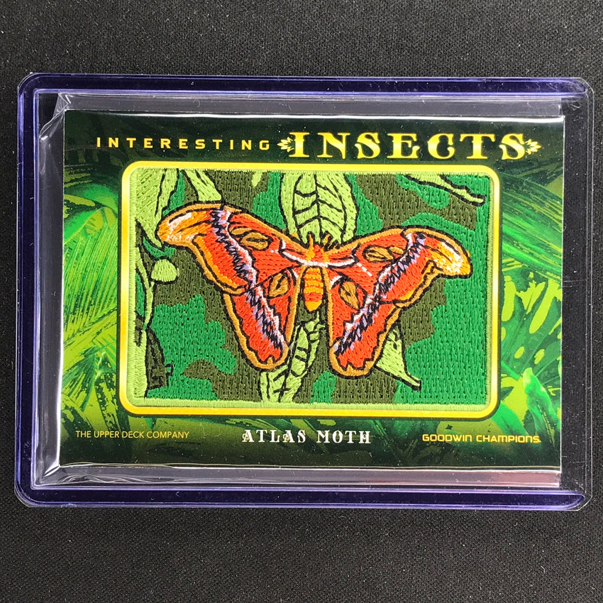 2022 Goodwin Champions ATLAS MOTH Interesting Insects Manufactured Patch #7