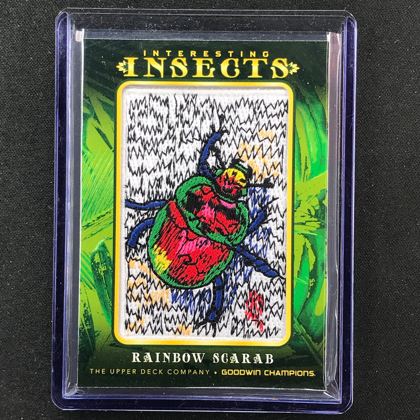 2022 Goodwin Champions RAINBOW SCARAB Interesting Insects Manufactured Patch #8