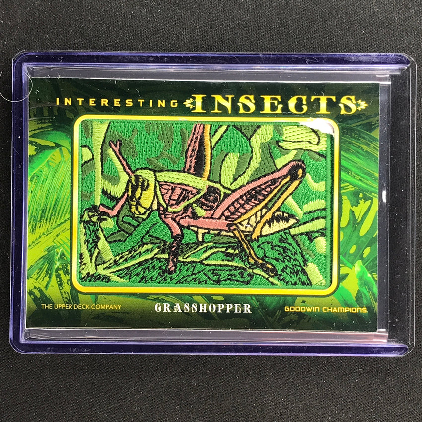 2022 Goodwin Champions GRASSHOPPER Interesting Insects Manufactured Patch #17