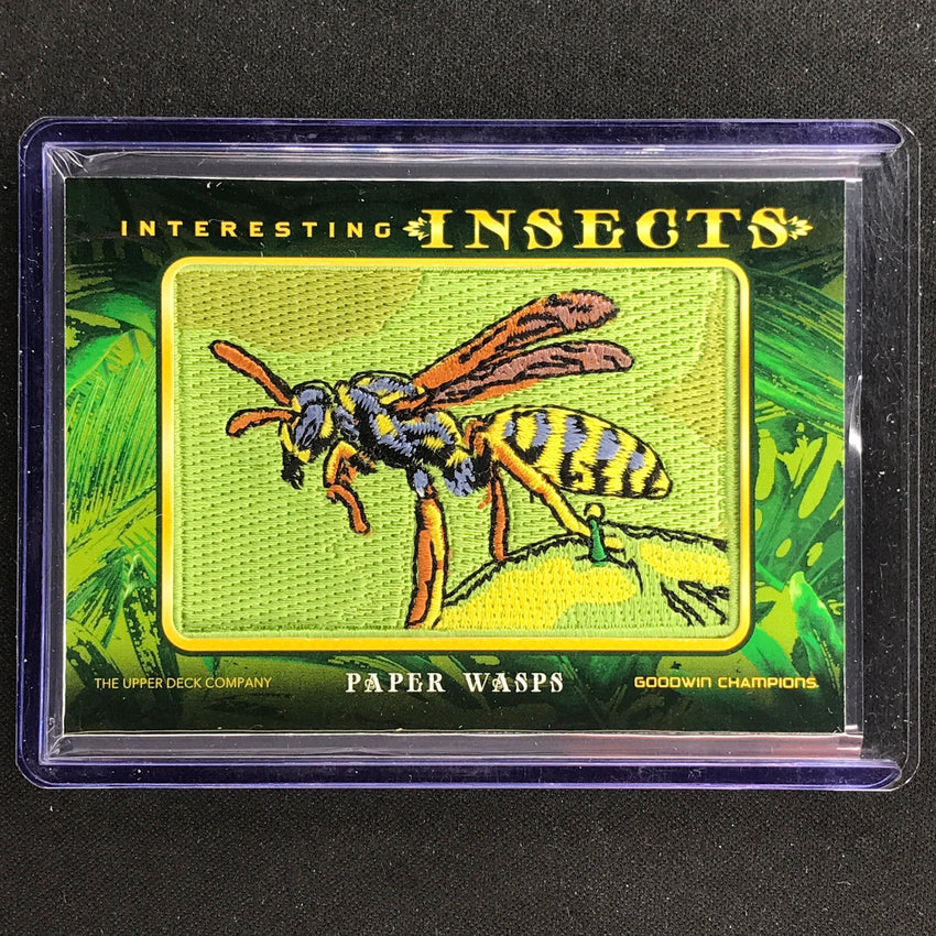 2022 Goodwin Champions PAPER WASPS Interesting Insects Manufactured Patch #19
