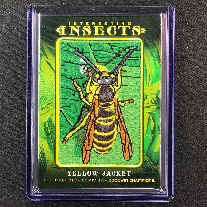2022 Goodwin Champions YELLOW JACKET Interesting Insects Manufactured Patch #27