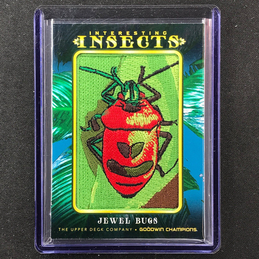 2022 Goodwin Champions JEWEL BUGS Interesting Insects Patch #47 Tier 2