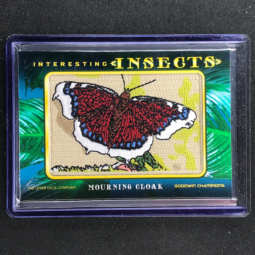 2022 Goodwin Champions MOURNING CLOAK Interesting Insects Patch #50 Tier 2