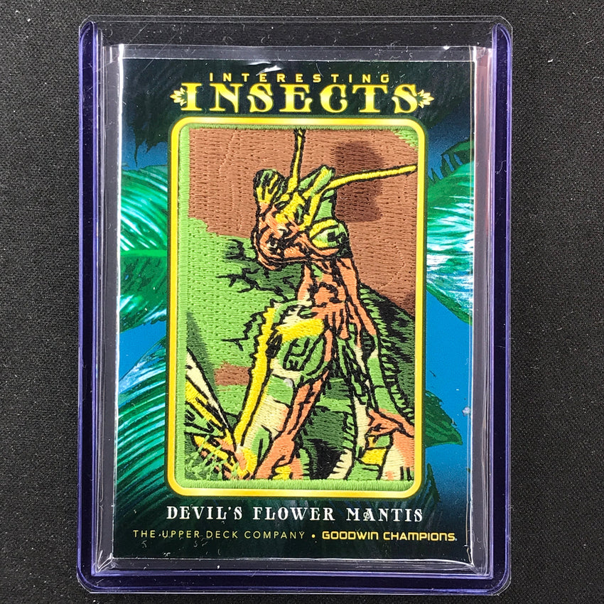 2022 Goodwin Champions Devils Flower Mantis Interesting Insects No 55 Tier 2