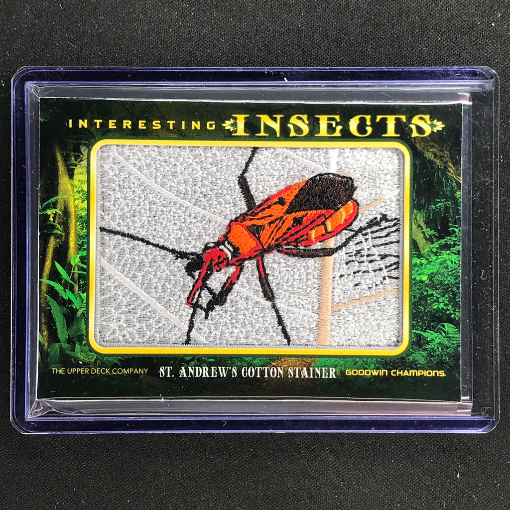 2022 Goodwin Champions ST. ANDREWS COTTON STAINER Interesting Insects ...