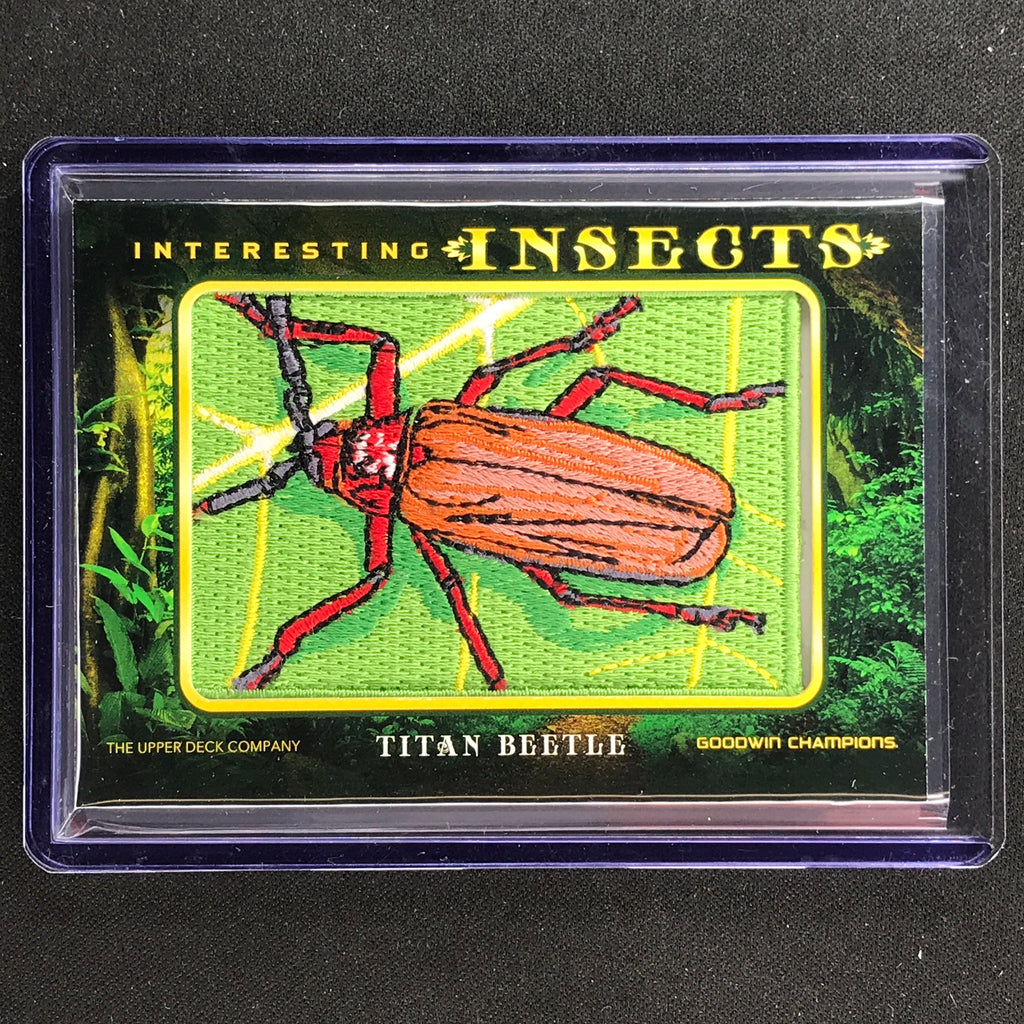 2022 Goodwin Champions TITAN BEETLE Interesting Insects Patch #69 Tier ...