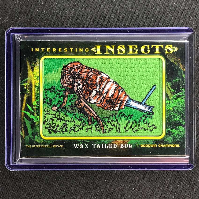 2022 Goodwin Champions WAX TAILED BUG Interesting Insects Patch #76 Tier 3