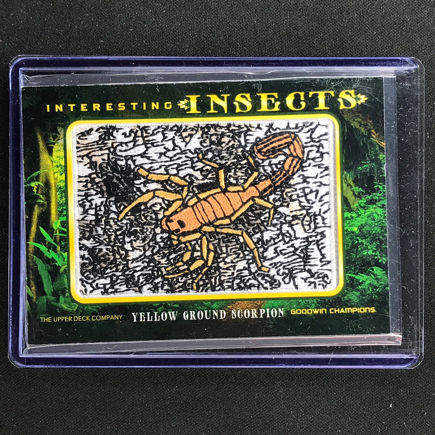 2022 Goodwin Champions YELLOW GROUND SCORPION Interesting Insects #78 Tier 3