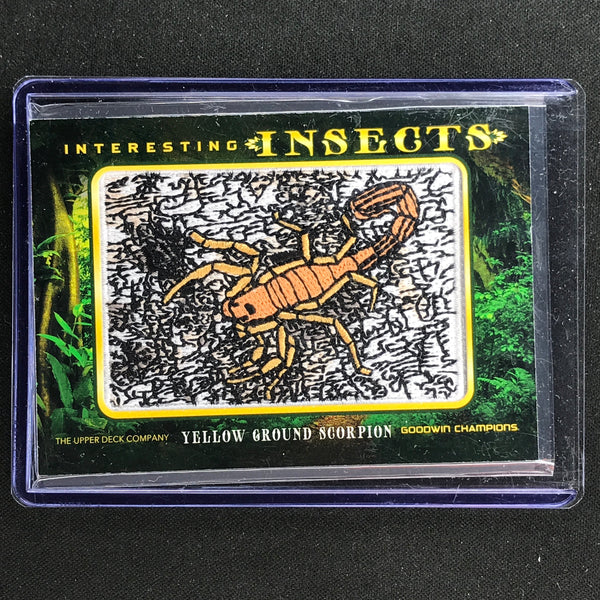 2022 Goodwin Champions YELLOW GROUND SCORPION Interesting Insects #78 –  Cherry Collectables