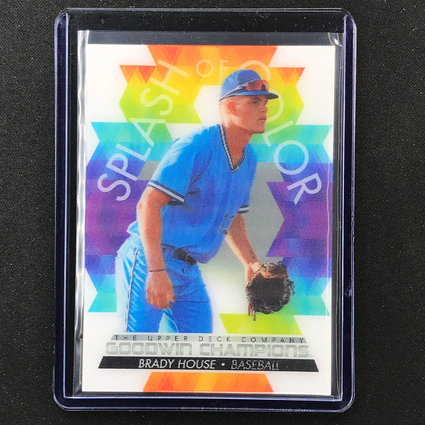 2022 Goodwin Champions BRADY HOUSE Splash of Color 3D Lenticular SP #BH