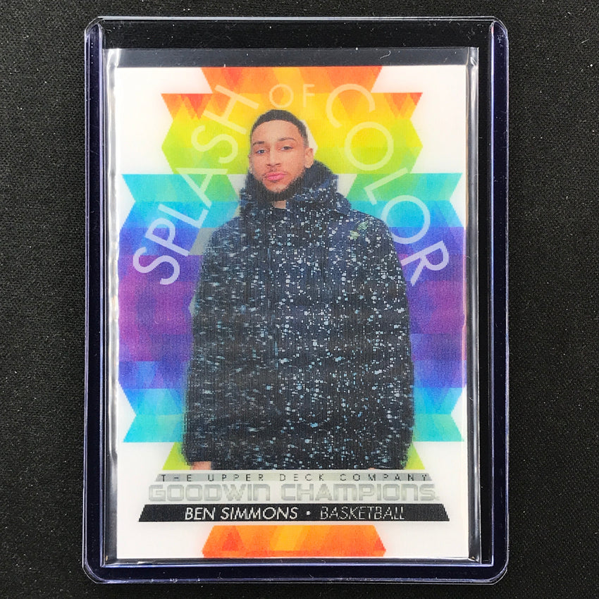 2022 Goodwin Champions BEN SIMMONS Splash of Color 3D Lenticular SP #BS Tier 2