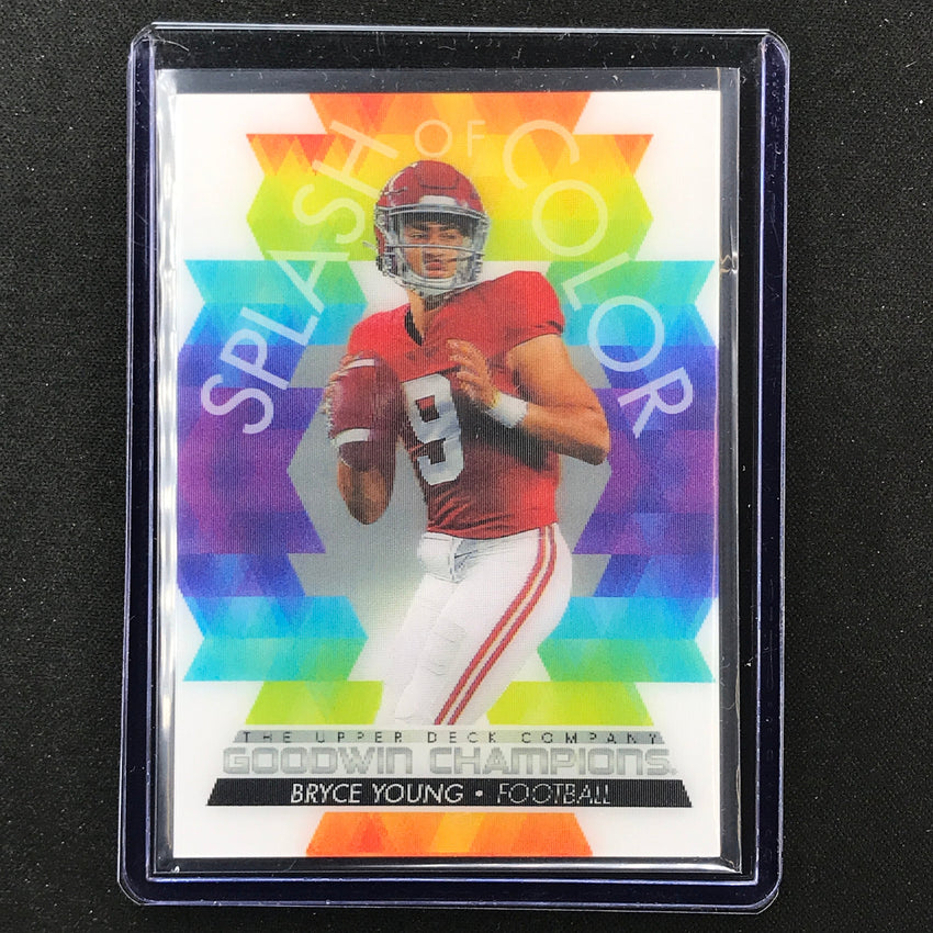 2022 Goodwin Champions Bryce Young Splash Of Color 3d Lenticular Sp No By Tier 2