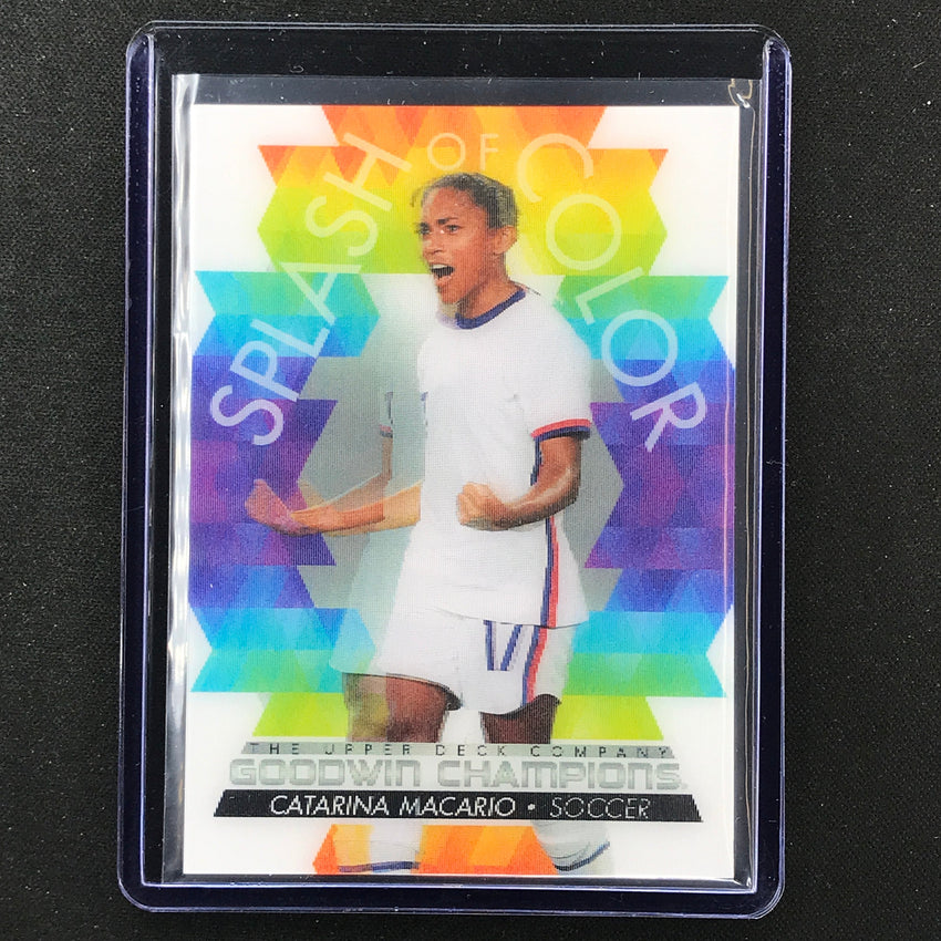 2022 Goodwin Champions CATARINA MACARIO Splash of Color 3D Lenticular SP #CM
