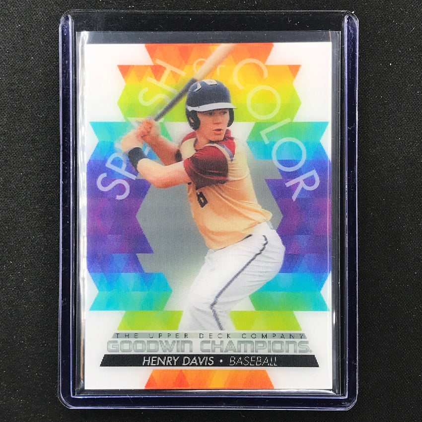2022 Goodwin Champions HENRY DAVIS Splash of Color 3D Lenticular SP #HD