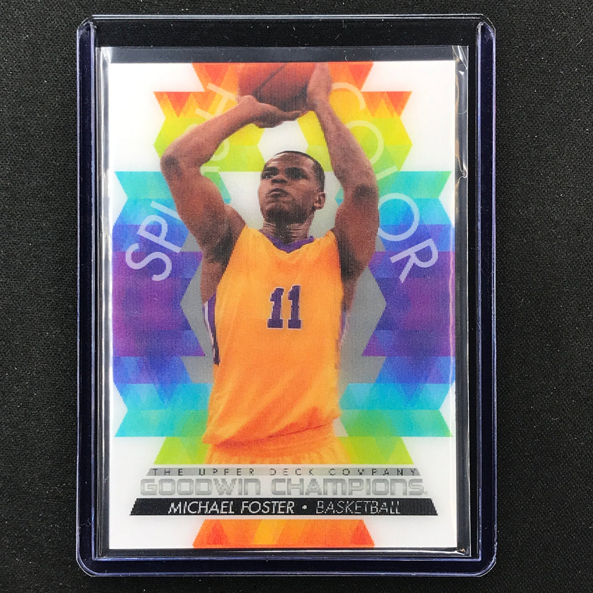 2022 Goodwin Champions Michael Foster Splash Of Color 3d Lenticular Sp No Mf