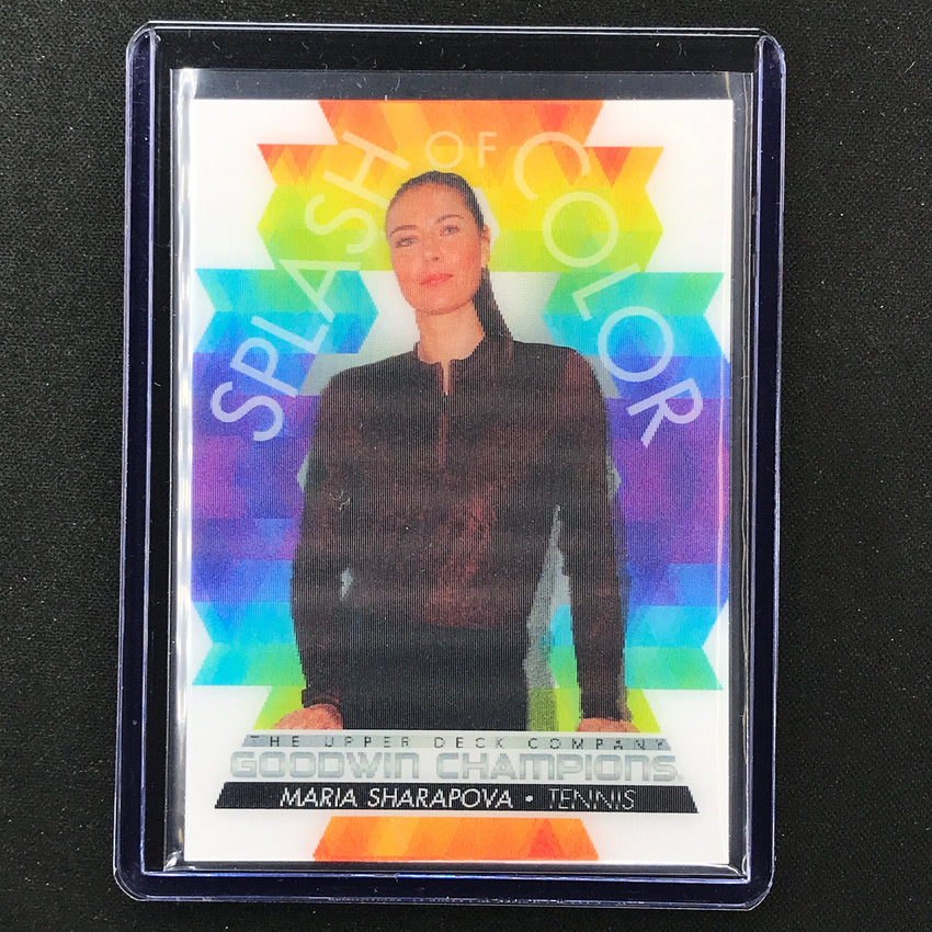 2022 Goodwin Champions Maria Sharapova Splash Of Color 3d Lenticular Sp No Ms