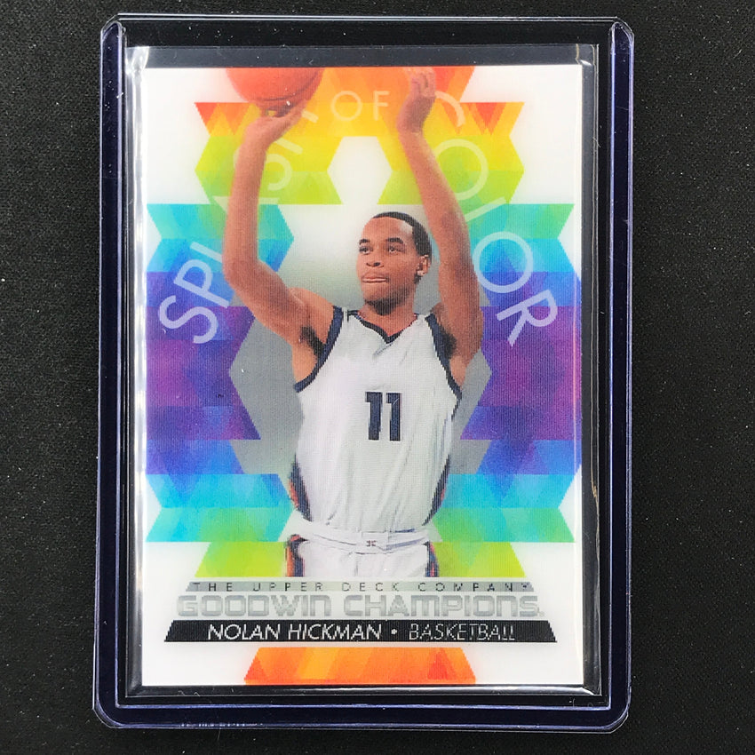 2022 Goodwin Champions Nolan Hickman Splash Of Color 3d Lenticular Sp No Nh
