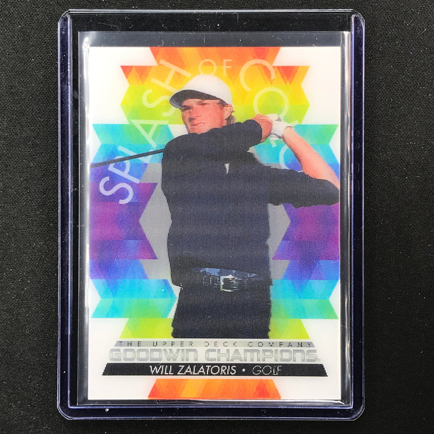 2022 Goodwin Champions WILL ZALATORIS Splash of Color 3D Lenticular SP #WZ