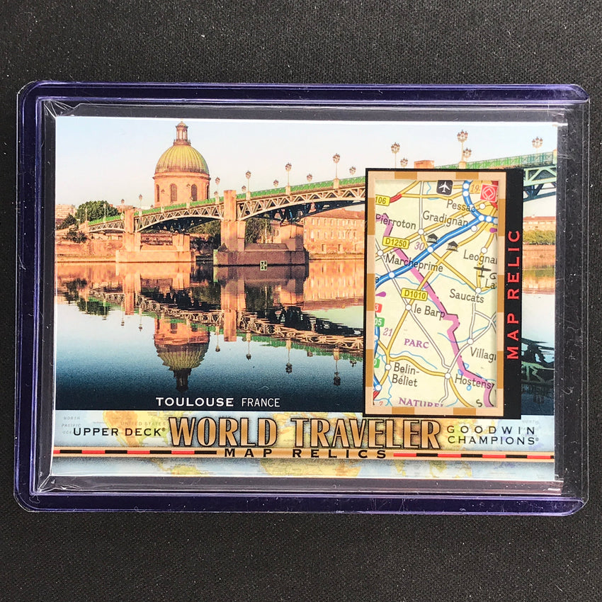 2022 Goodwin Champions Toulouse France World Traveler Map Relic Sp No 333 A