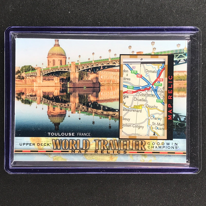 2022 Goodwin Champions Toulouse France World Traveler Map Relic Sp No 333 B
