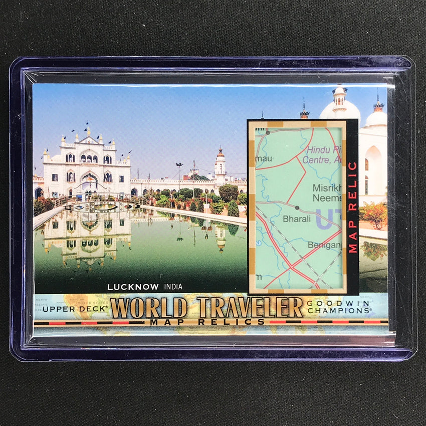 2022 Goodwin Champions Lucknow India World Traveler Map Relic Sp No 337