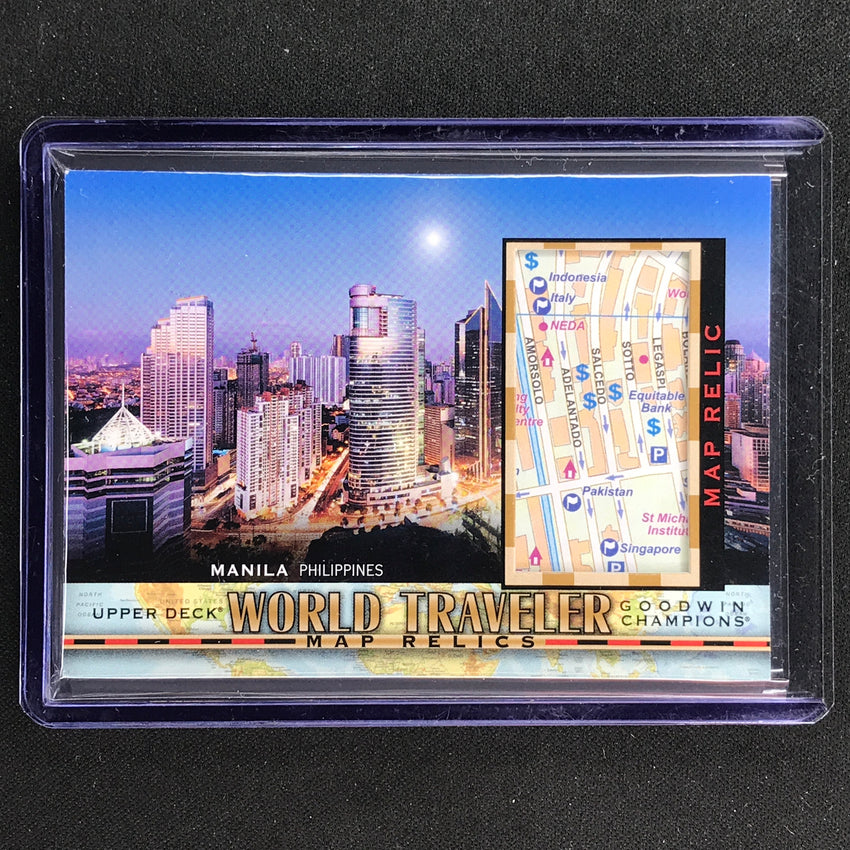 2022 Goodwin Champions Manila Philippines World Traveler Map Relic Sp No 340