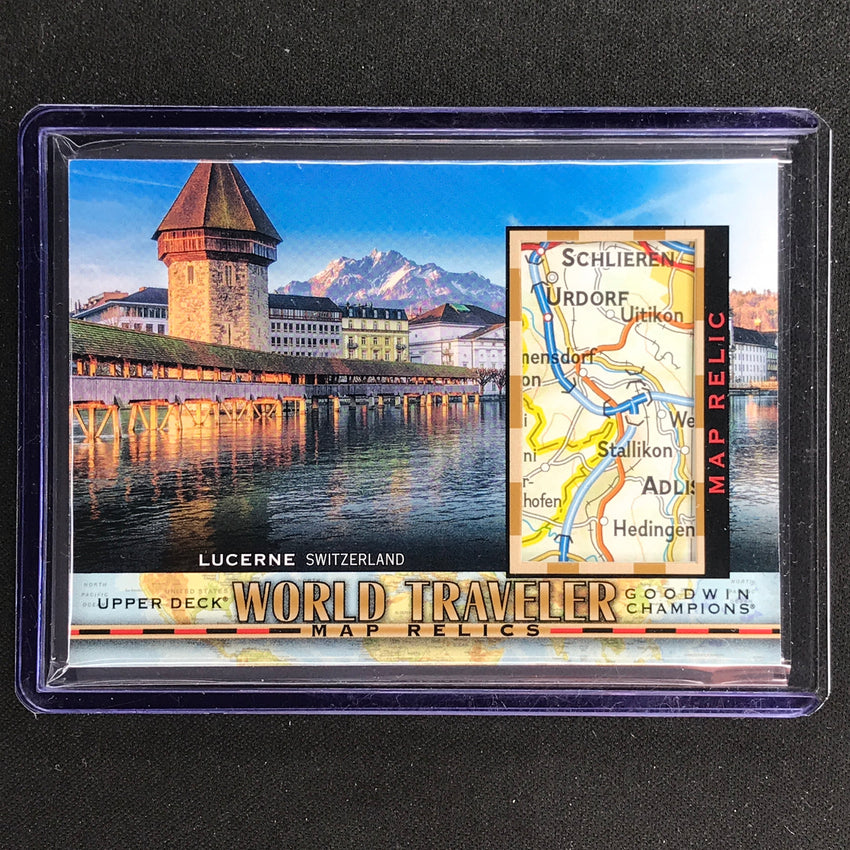 2022 Goodwin Champions Lucerne Switzerland World Traveler Map Relic Sp No 343