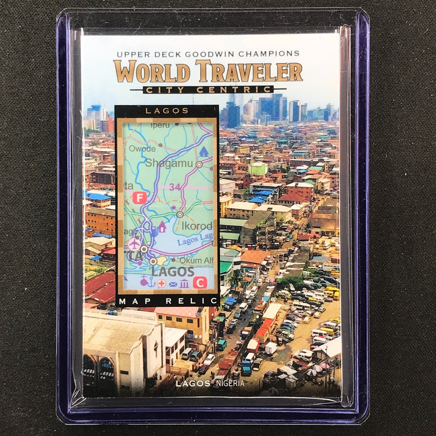 2022 Goodwin Champions Lagos Nigeria World Traveler City Centric Map Relic No 4
