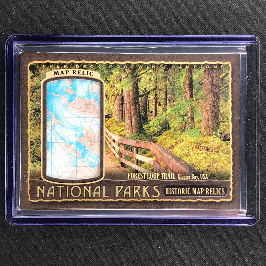 2022 Goodwin Champions Forest Loop Trail National Parks Map Relic 55/80