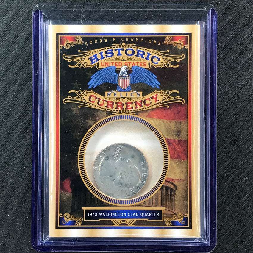 2022 Goodwin Champions 1970 Washington Quarter Historic U.s Currency Relic No 16