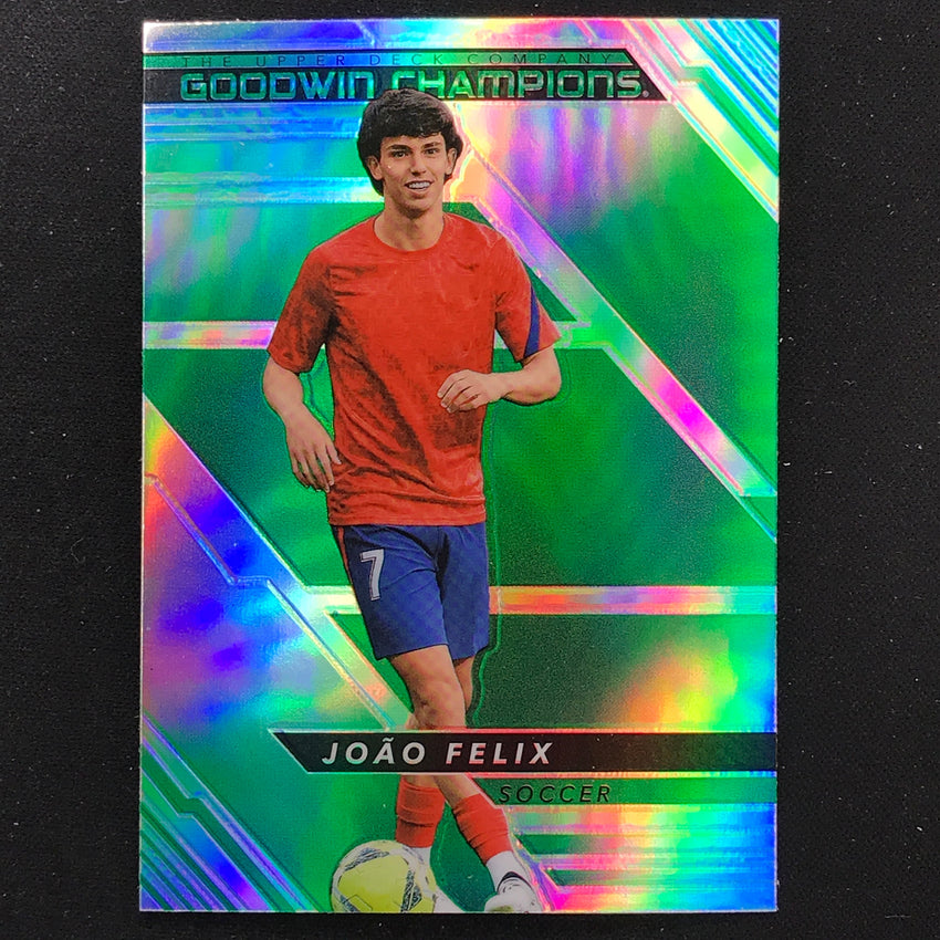 2022 Goodwin Champions JOAO FELIX Base Platinum Rainbow Green SP #5